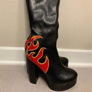Flame Boots (NEVER WORN!)